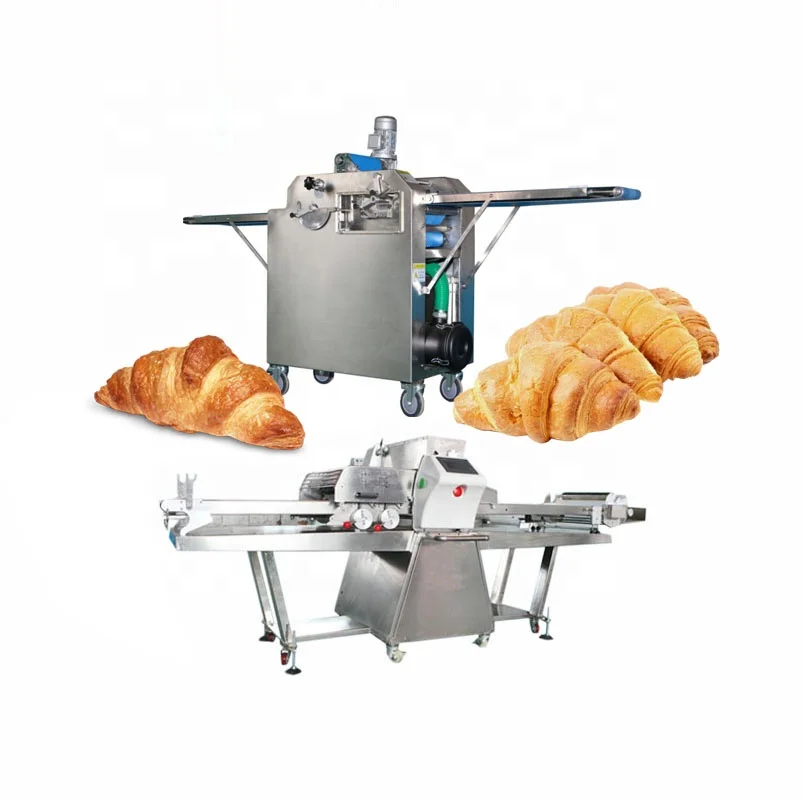 Croissant Machine Dough Sheet Roller Full Automatic Bread Croissant Production Line Price