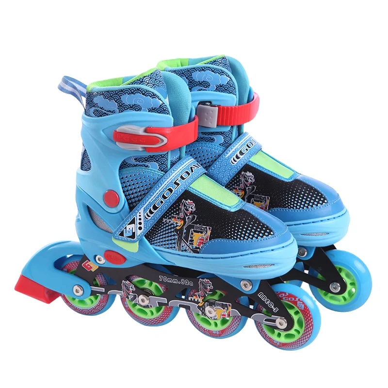 GOSOME  Inline Skates Black and Red Roller Skate for Kids for Sale