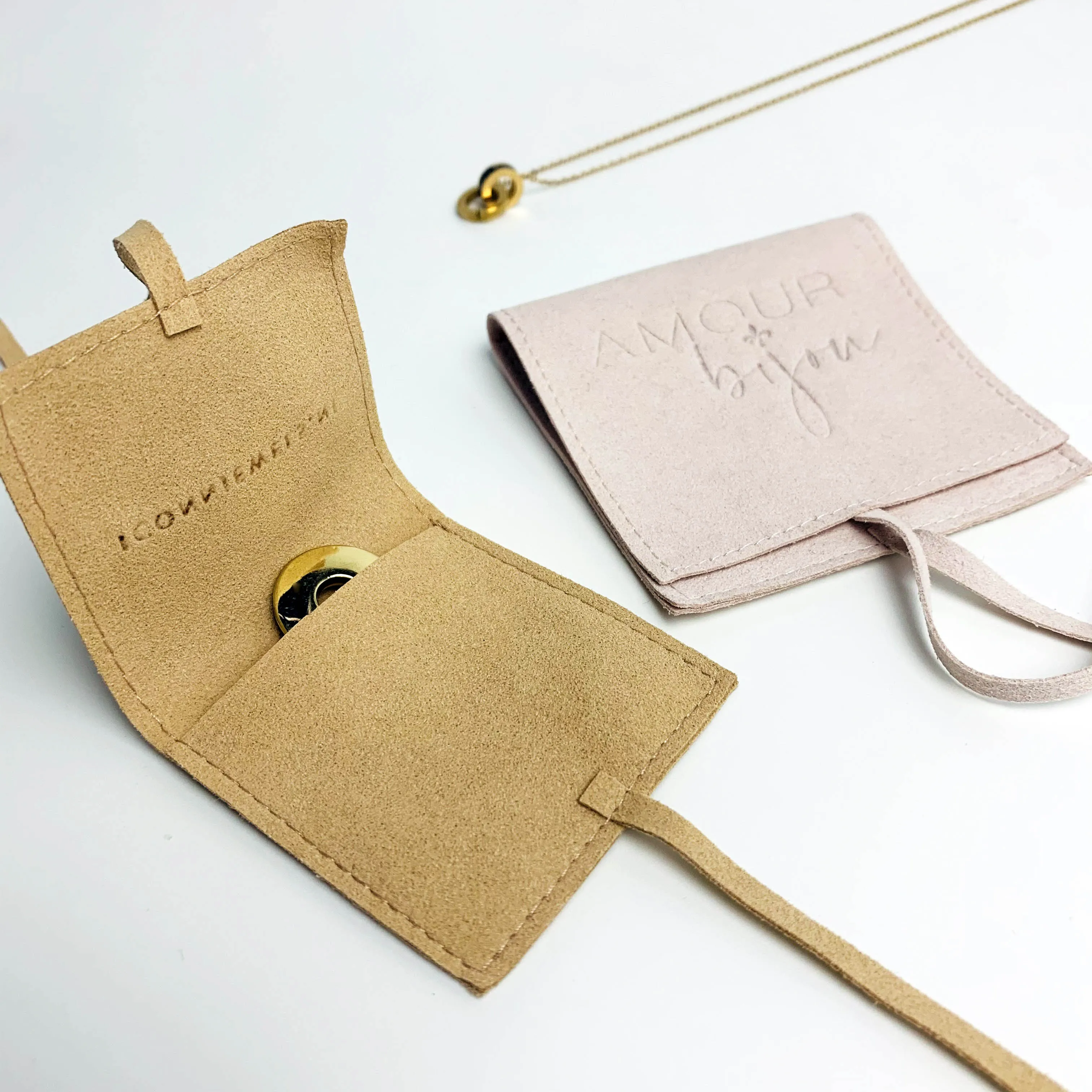 Custom Logo Multifunction Microfiber Jewelry Bag Packaging Jewelry Pouch With Box details