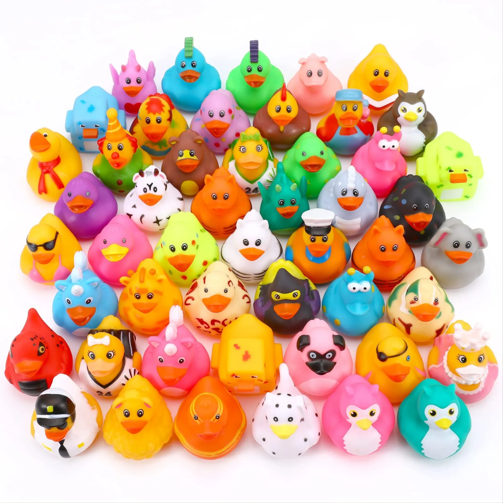 Yellow Bath Rubber Duck Bulk Squeaky Toys Custom Logo Rubber Duck Floating Design Your Own Rubber Duck