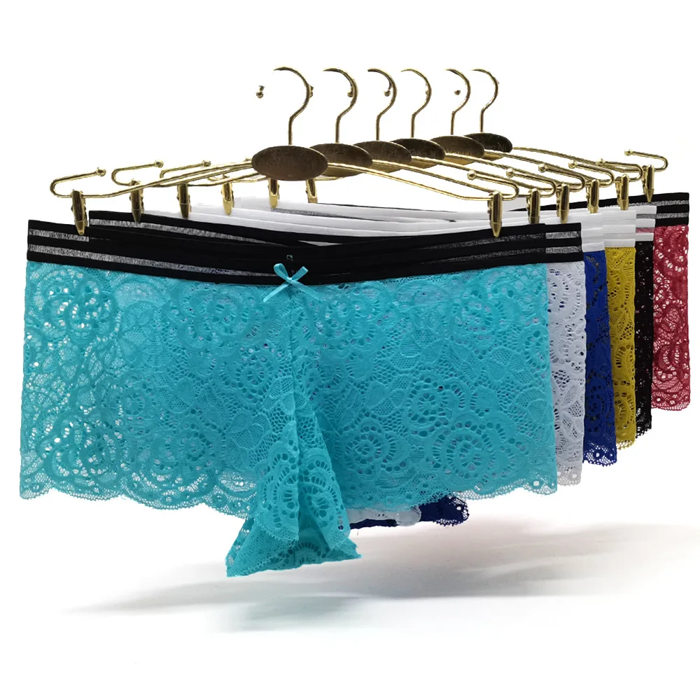 12 Pieces Per Pack Mix Colors Women Lace Boy Shorts Knickers Buy