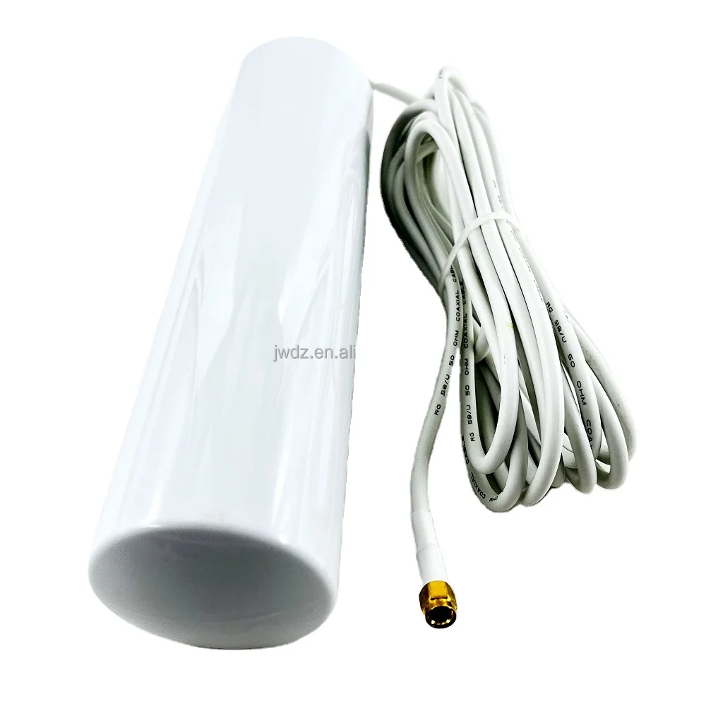 High Gain 698-4000MHz Waterproof Omni Directional Mast Mount Outdoor LTE 4G 5G Communication Antenna