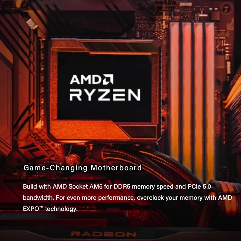 New AMD Ryzen 5 7500F 3.7GHz 6-Core CPU, 32MB L3 Cache, Socket AM5