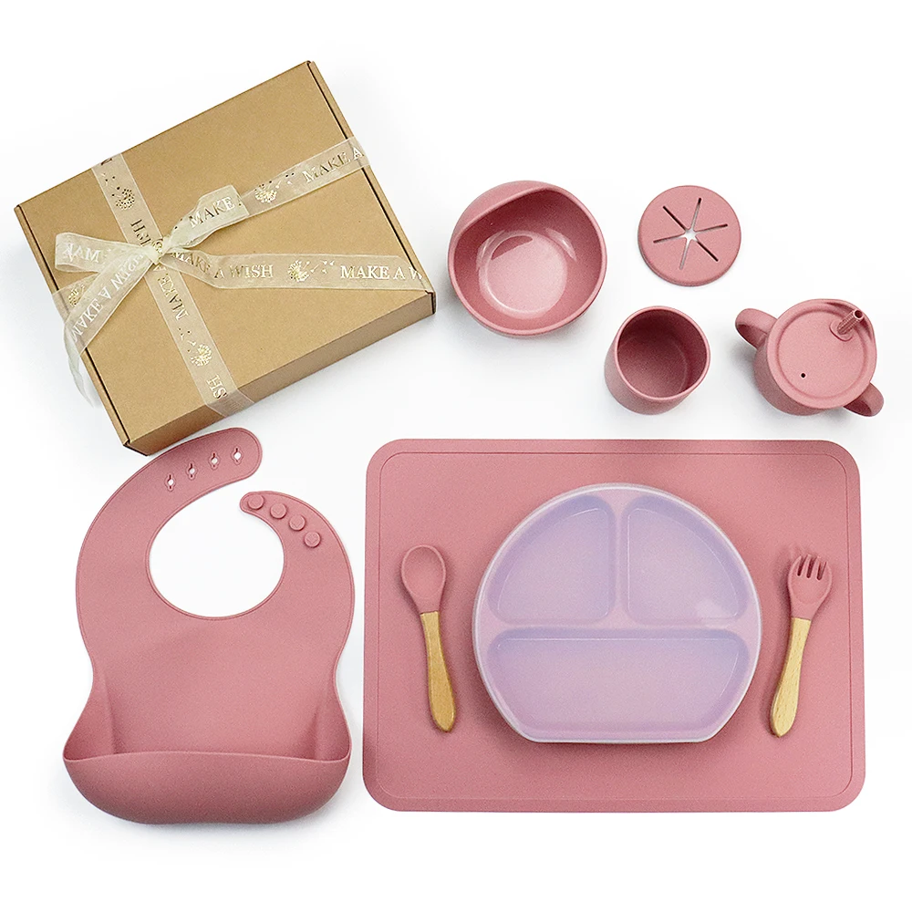 Non Toxic Unspillable Anti Spill Bib Mini 360 Travel Bowls And Plates