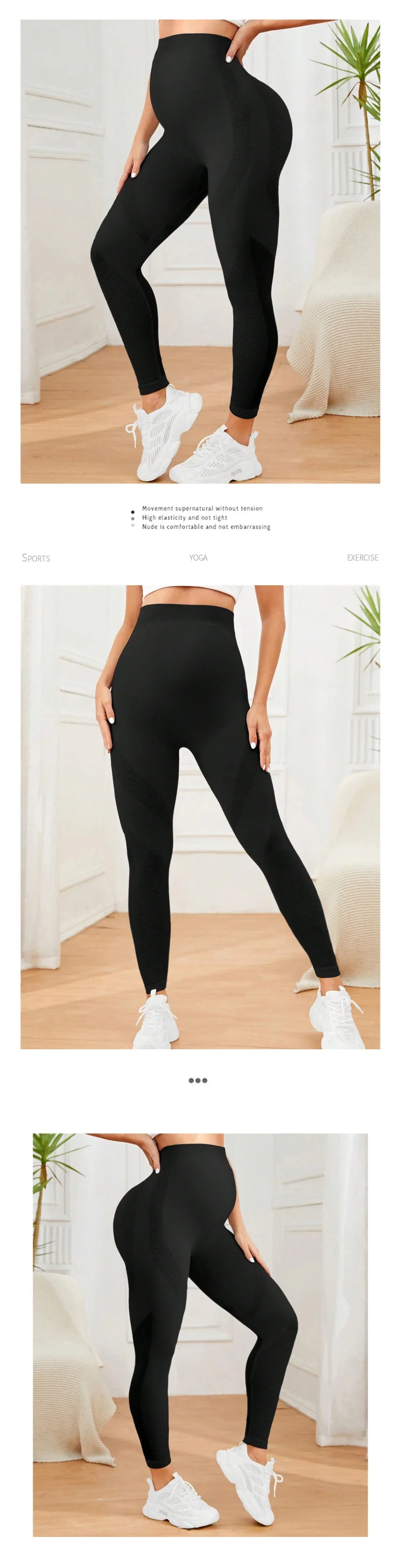 product high waist essential stretch secret fit belly legging pregnancy skinny fitness yoga pants maternity butt lift seamless leggings-57