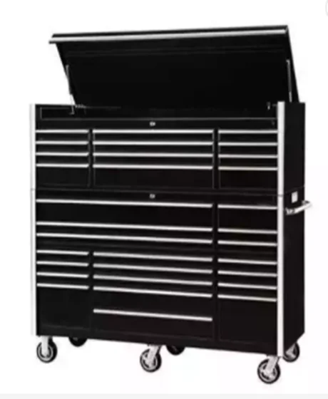 Factory Direct Sale Tool Box Top Chest Mobile Tool Chest Heavy Duty Rolling Metal Black Widow Tool Chest