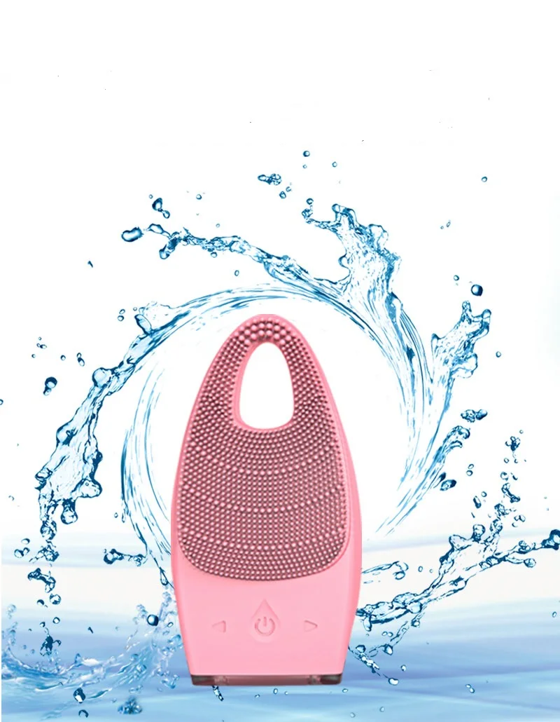 Tech Gadgets 2025 Professional IPX7 Make up Face Cleaning Scrub Brush Cleanser Electric Facial Cleansing Brush
