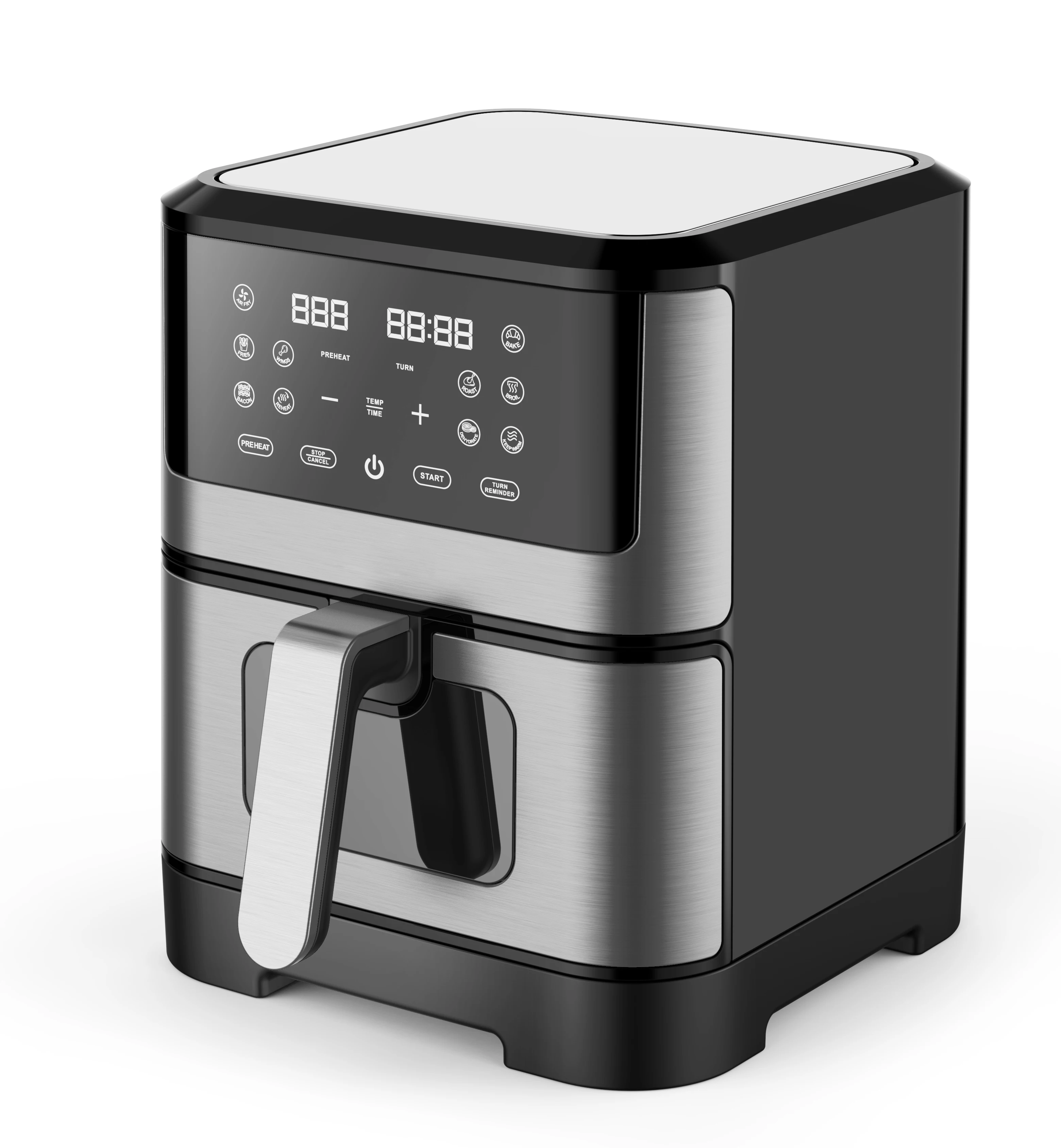 Oil Free 8l 1800w Oven Digital With Stainless Steel Home Use Touch