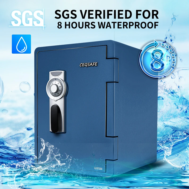 CEQSAFE Waterproof Safe Security Equipment Digital Mechanical Combination Lock Safe Electronic Home Safe Money Box details