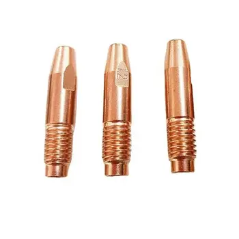 Custom Gas Welding Torch Spare Parts Fronius Copper Tips M8 X 35 X 1.0mm MIG Welding Contact Tip for ARC Welding