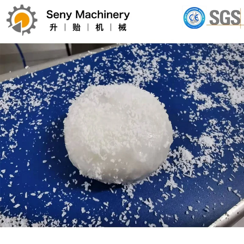 Automatic Small Encrusting Machine Mochi Ice Cream Rice Cake Making Machine