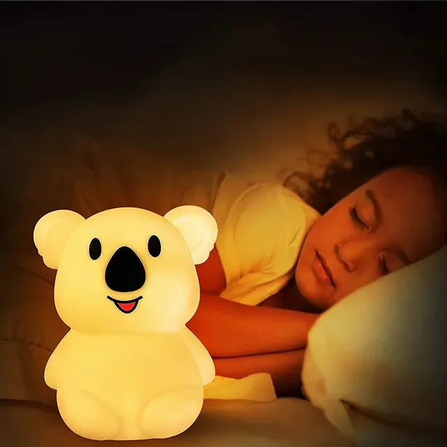 Touch RGB Led USB Rechargeable Light up Toys Small Led Night Light Silicone Soft 3D Animal New Modern Led Table Lamp for Gifts