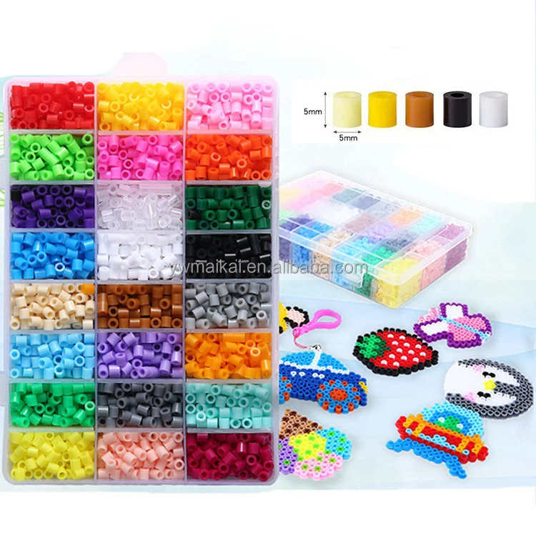 Toys Water Fuse Beads Kit for Kids Craft Art 5mm Beads DIY Melting Beads  Set Pixel Beads Art Kit Create Your Favorite Magical Figures by Perler Beads  - China Perler Beads and