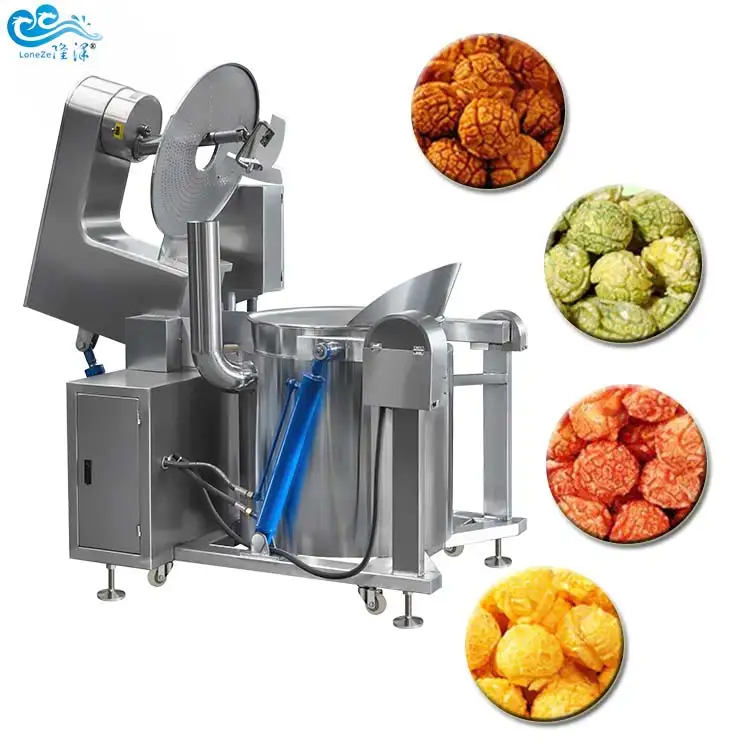 commercial caramel popcorn machine