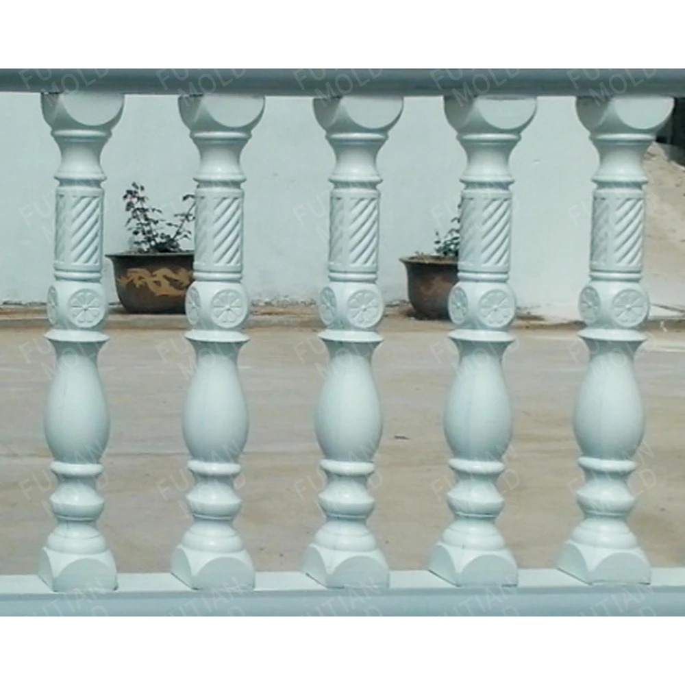 Terrace Casting Decorative Handrail Vase Column Concrete Fence Form Balustrade Mold for Sale