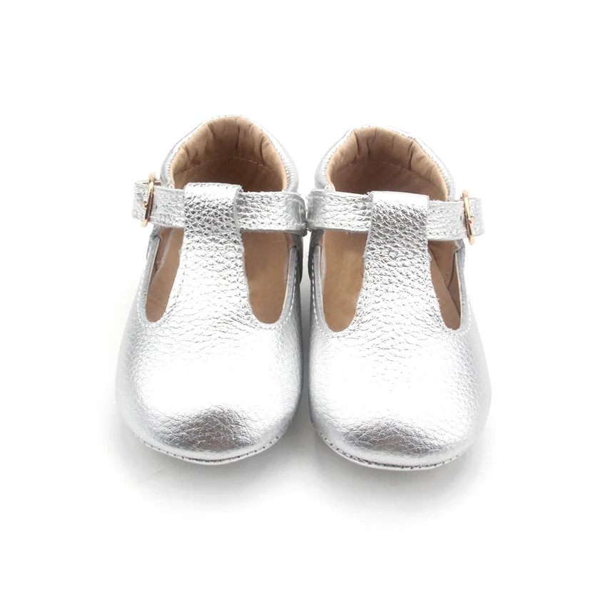 Customized Many Colors Baby Dress Shoes Soft Leather Newborn Baby Girl Shoe