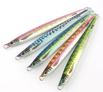 Deep Sea Speed Sinking 80g 100g Jigging Metal Saltwater Fishing Lure 3D Printed Mackerel Vertical Jig Lure – Metal Jig – view 4