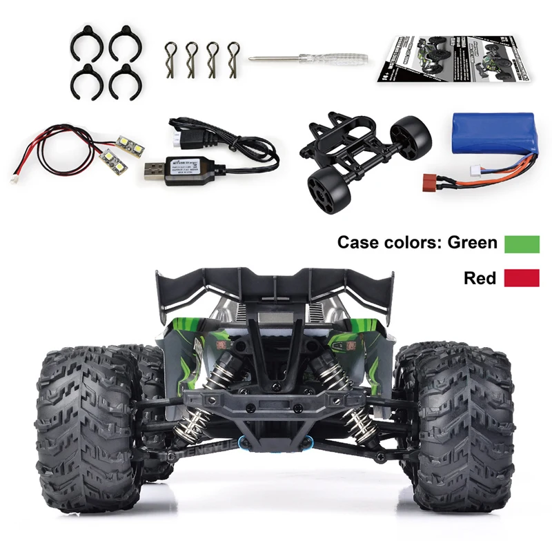 2022 Новый Радиоуправляемый грузовик 1 16 больших радиоуправляемых автомобилей 50 км/ч высокоскоростные радиоуправляемые Машины Игрушки для мальчиков машина с дистанционным управлением 2,4G 4WD внедорожный монстр