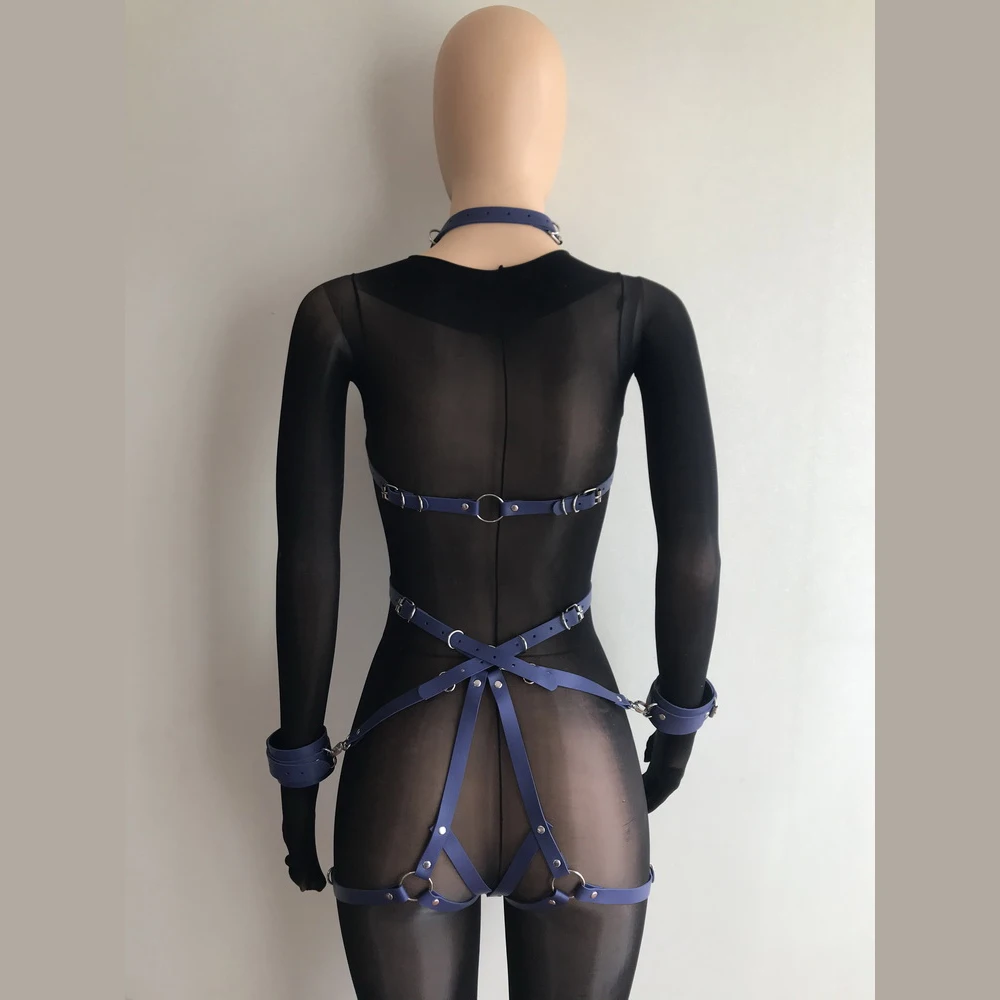 Leather Body Harness Bondage With Sexy Female Bodysuit BDSM Slave Games Sex  Toys Set| Alibaba.com