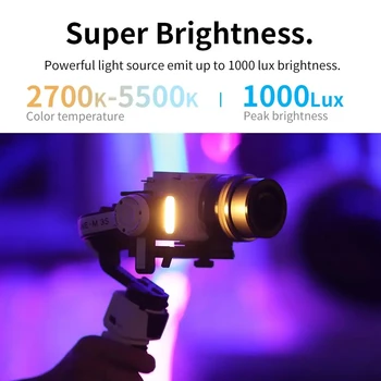 ZHIYUN Crane M3S Camera Handheld Stabilizer Gimbal 3 Axis Shutter Control Fill Light for Mirrorless Camera detail image