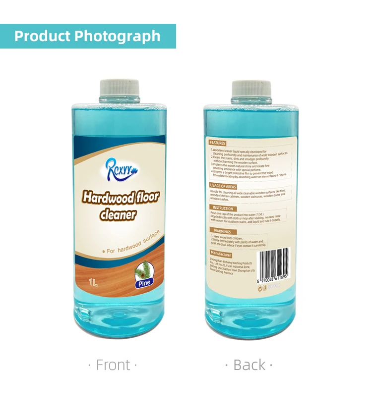Popular High Quality Pine Scent Surface Mopping Liquid Detergent Manufacturer 1L Floor Cleaner