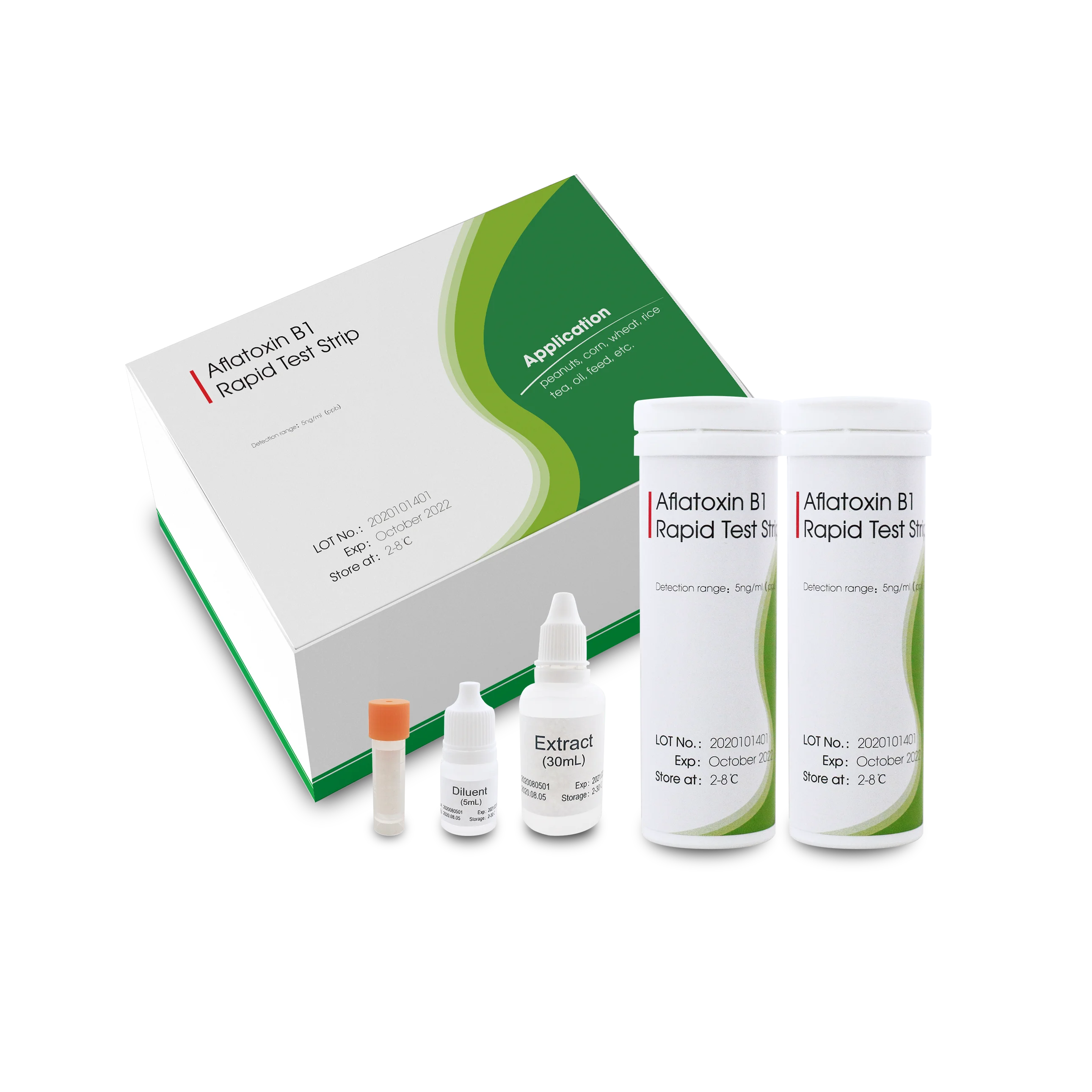Aflatoxin Testing Kit Aflatoxin B1 M1 Test Kits Testing Milk Grain Crops Food Quality ...