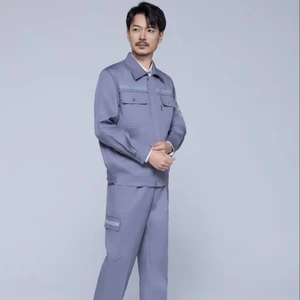 Unisex Customizable Breathable Cotton Industrial Worksuit Reflective Work Clothes for Men and Women Anti-Static for Mining