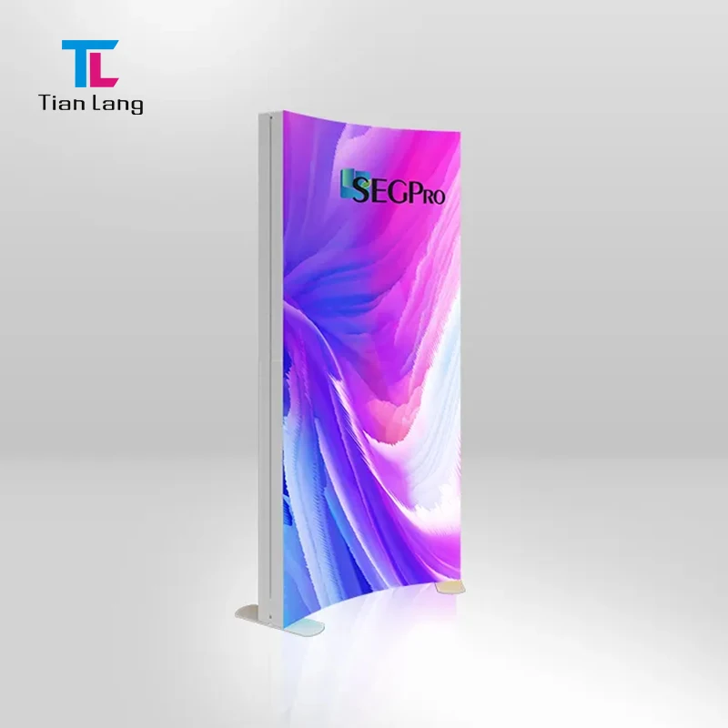 TianLang Přenosné aluminiové osvětlené displeje LED svítidlo 120mm pro výstavy