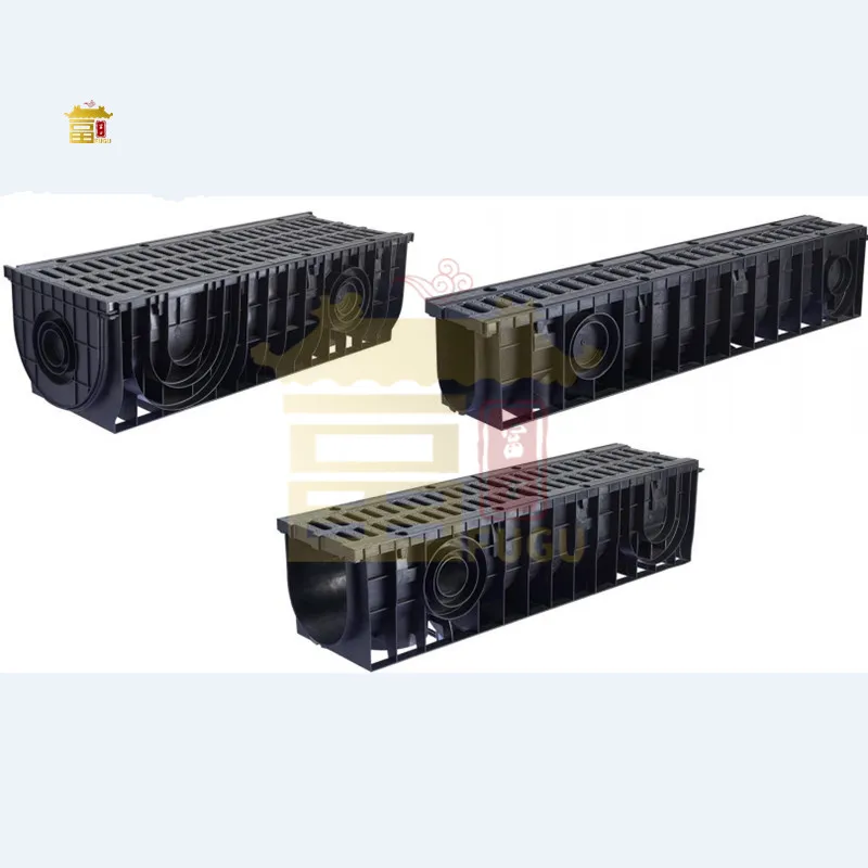 Plastics PVC U Type Drainage Channel to Protect Construction  Drain Channel and Trench Ditch Cove