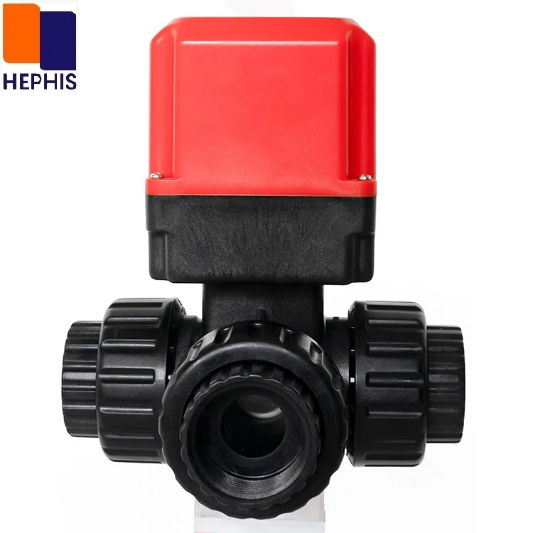 Plastic Motorized Ball Valve Automatic Shut Off Valve and Automatic Water Level Control Valve 3 Ways