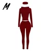 Pantaloni skinny bordeaux