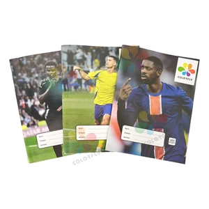 Guinee Macket 16*21cm Wholesale Exercise Book Cheap Bulk Glossy Custom Design Notebooks French Line A5 Writing Book for Student