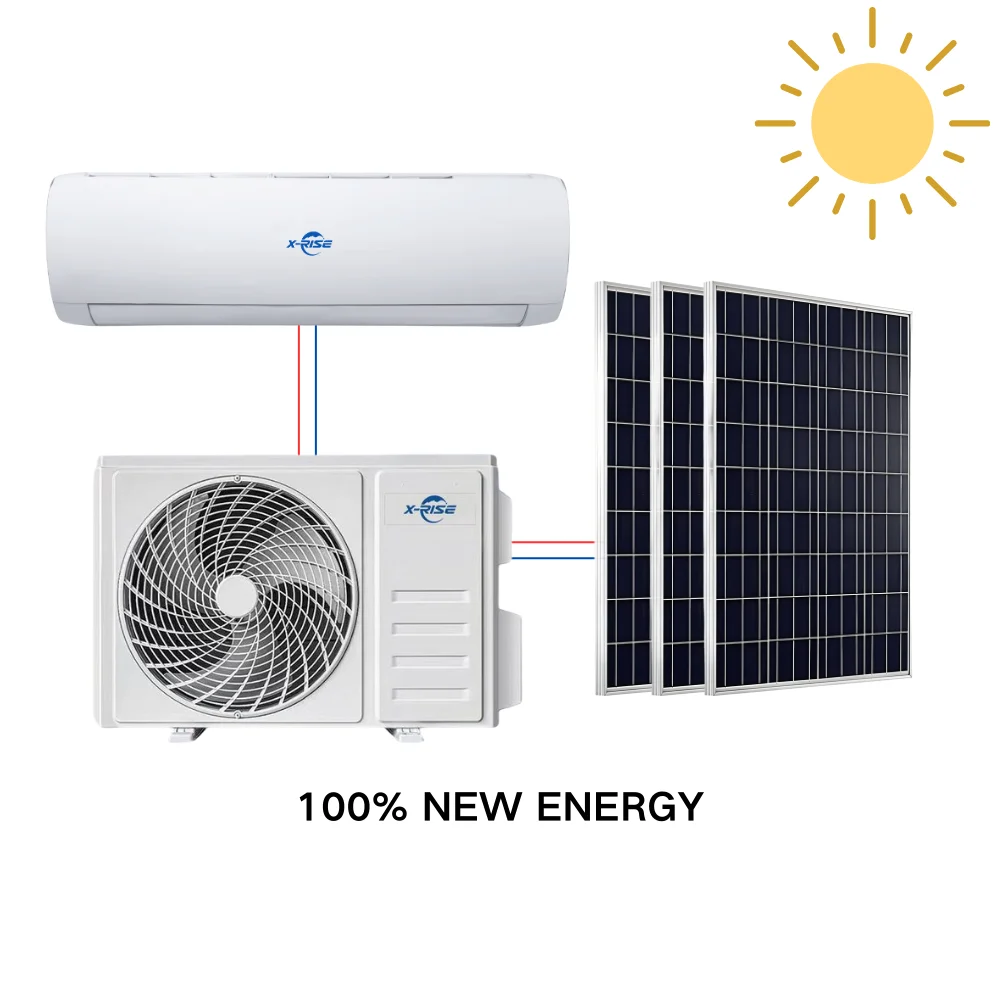 Ac/dc Hybrid Solar Air Conditioner In 9000btu 12000btu 18000btu ...