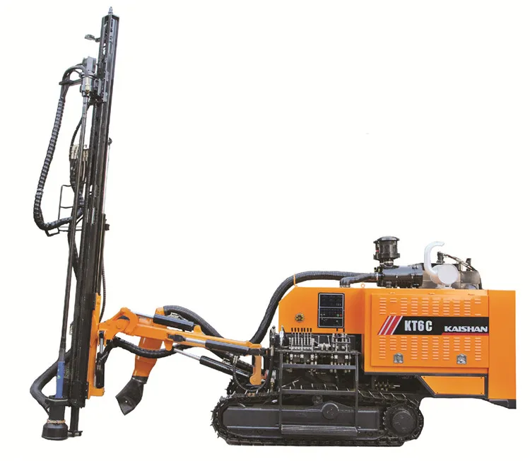 
 KT6C 25M Depth Crawler DTH Borehole Portable Drilling Rig for Mining