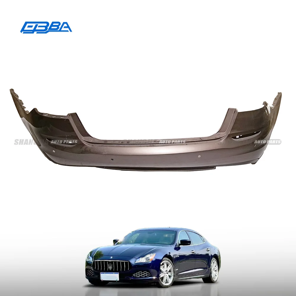 2025 Hot Sale Auto Parts Plastic Brown Rear Bumper For Maserati Quattroporte 2013-2019 673000021