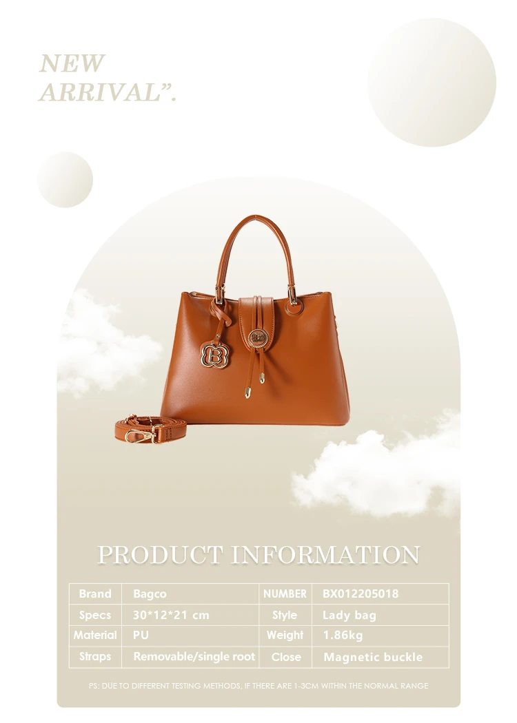 Odm Oem New Arrival 2023 Bagco Custom Pu Leather Wholesale Designer