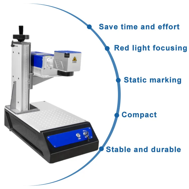 Portable Mini UV Laser Marking Machine Laser Engraving Machine for Glass Crystal Plastic