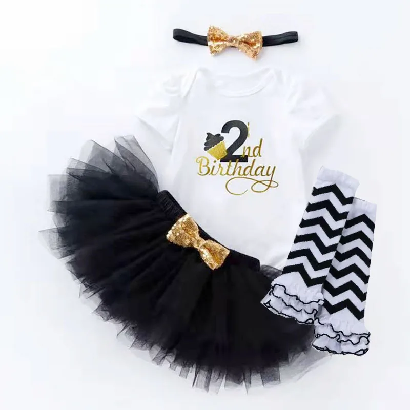 12 meses vestido de algodón para la niña 1 año 1st cumpleaños vestidos  fiesta infantil falda tutu bebé bautismo trajes con diadema