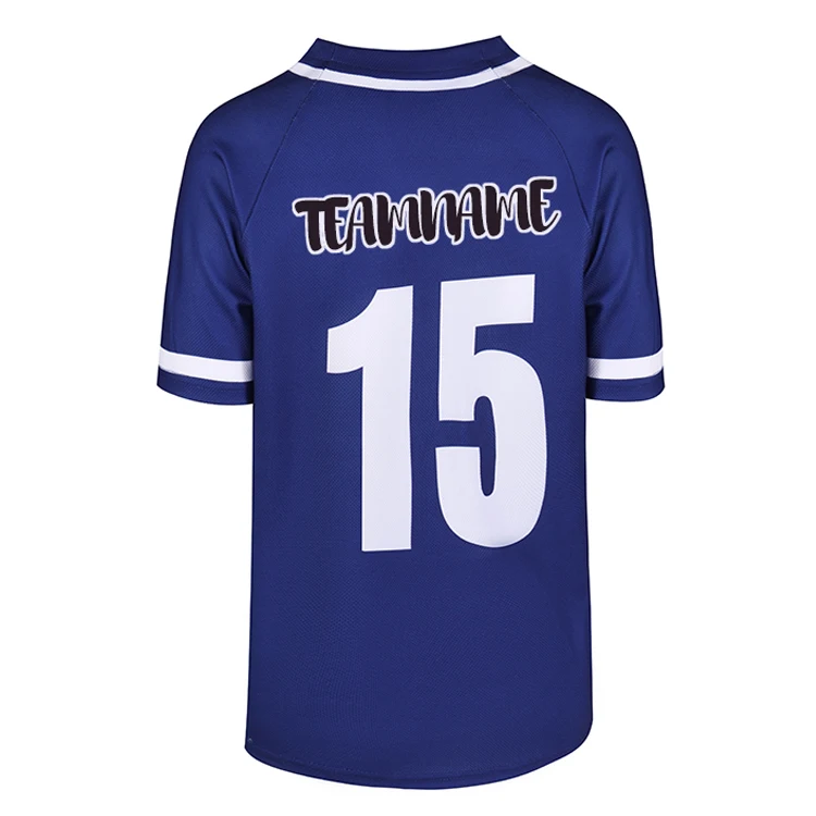 2024 New Design Baseball Button Up Shirt 100% Polyester Best Baseball Uniforms Youth Customized Team