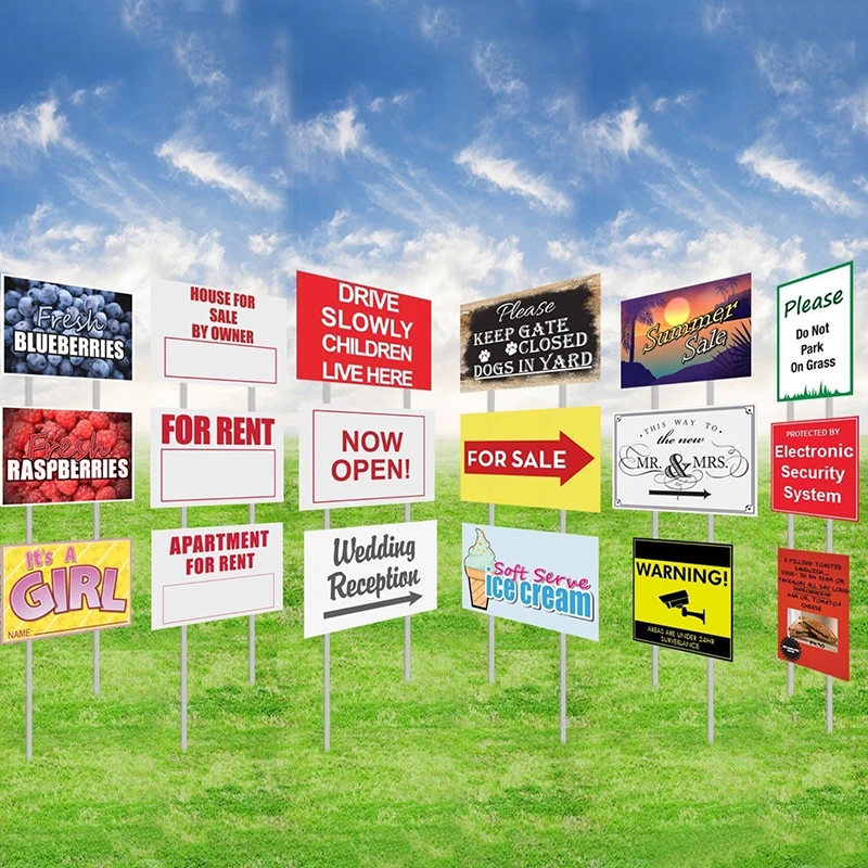 4mm 18x24 Election Campaign Political Signs Or Corrugated Pp Sheet Yard ...