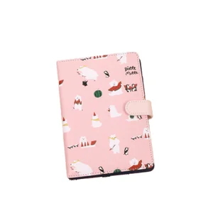 Wholesale Normal PU Hardcover CMYK Printing Planner Notebook Custom Notepad Cute Stationery