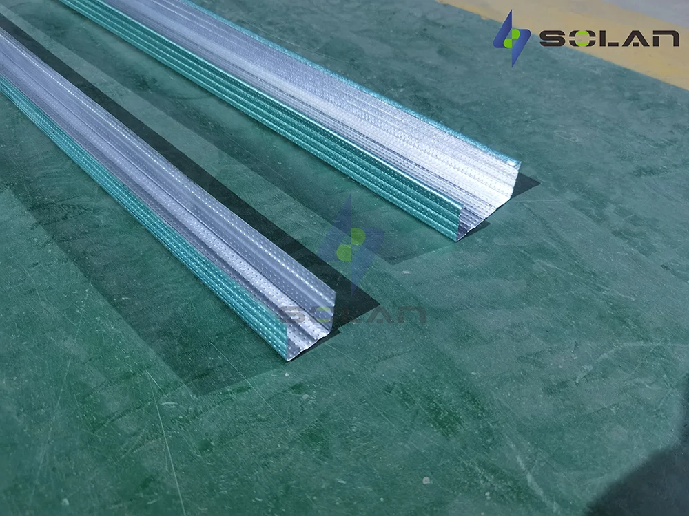 High Speed Drywall metal stud C U W  making machine light keel stud track channel roll forming machine manufacture