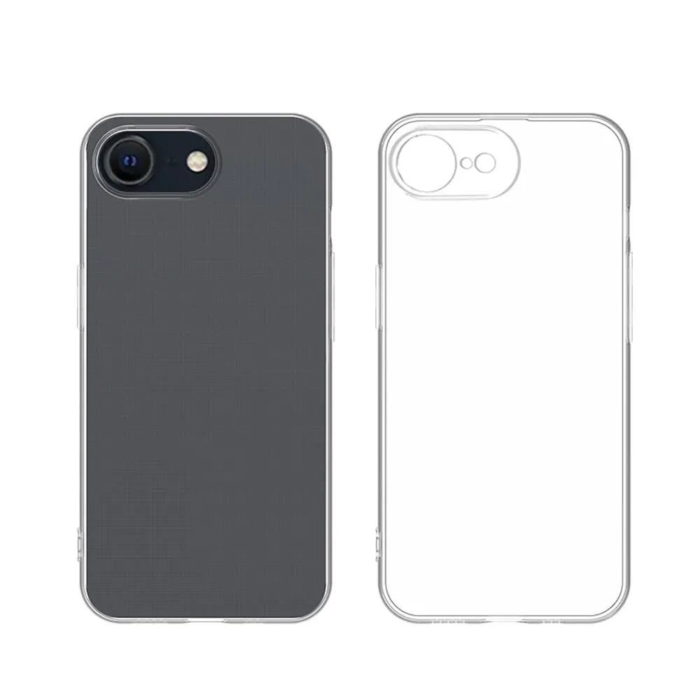 Laudtec Funda Transparente para Teléfono para Iphone 16e Delgada y Ligera Cubierta Transparente Anti Amarilleo Diseño Simple para Negocios Sjk676