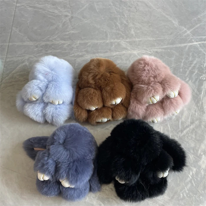 Bunny Bag Kopenhagen Fur Rabbit Keychain Soft Plush Kopenhagen Fur