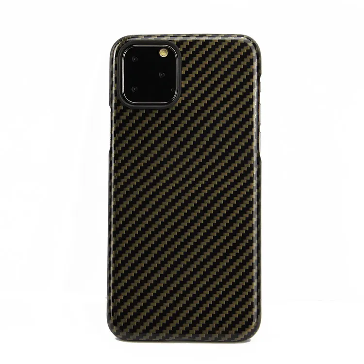 Luxury Mobile Phone Cover Real Carbon Aramid Fiber Phone Case For iphone 12 Pro