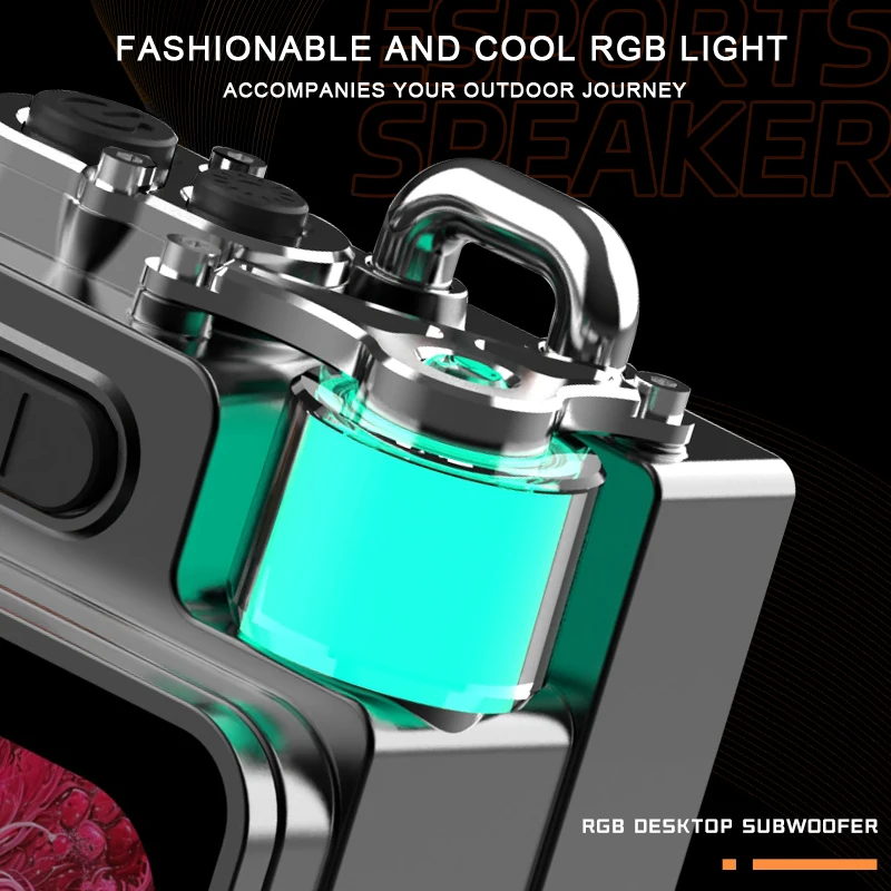2025 New K15 Speaker with LED Display Touch Screen Support Calendar Volume Control Weather Message RGB Light BT 5.4