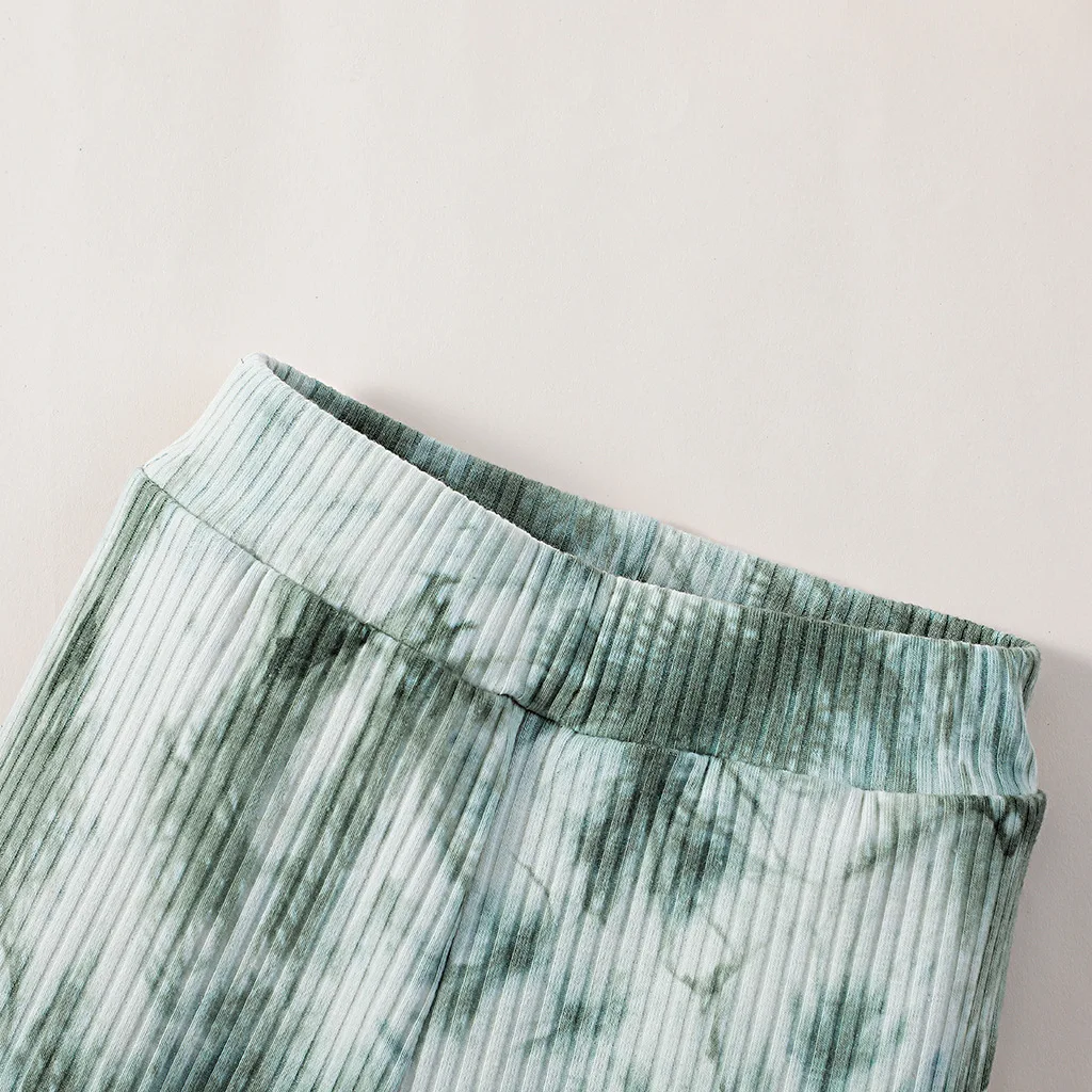 Повседневный комплект из 2 предметов для мальчиков, толстовка с длинным рукавом и штаны зеленого цвета, 2021