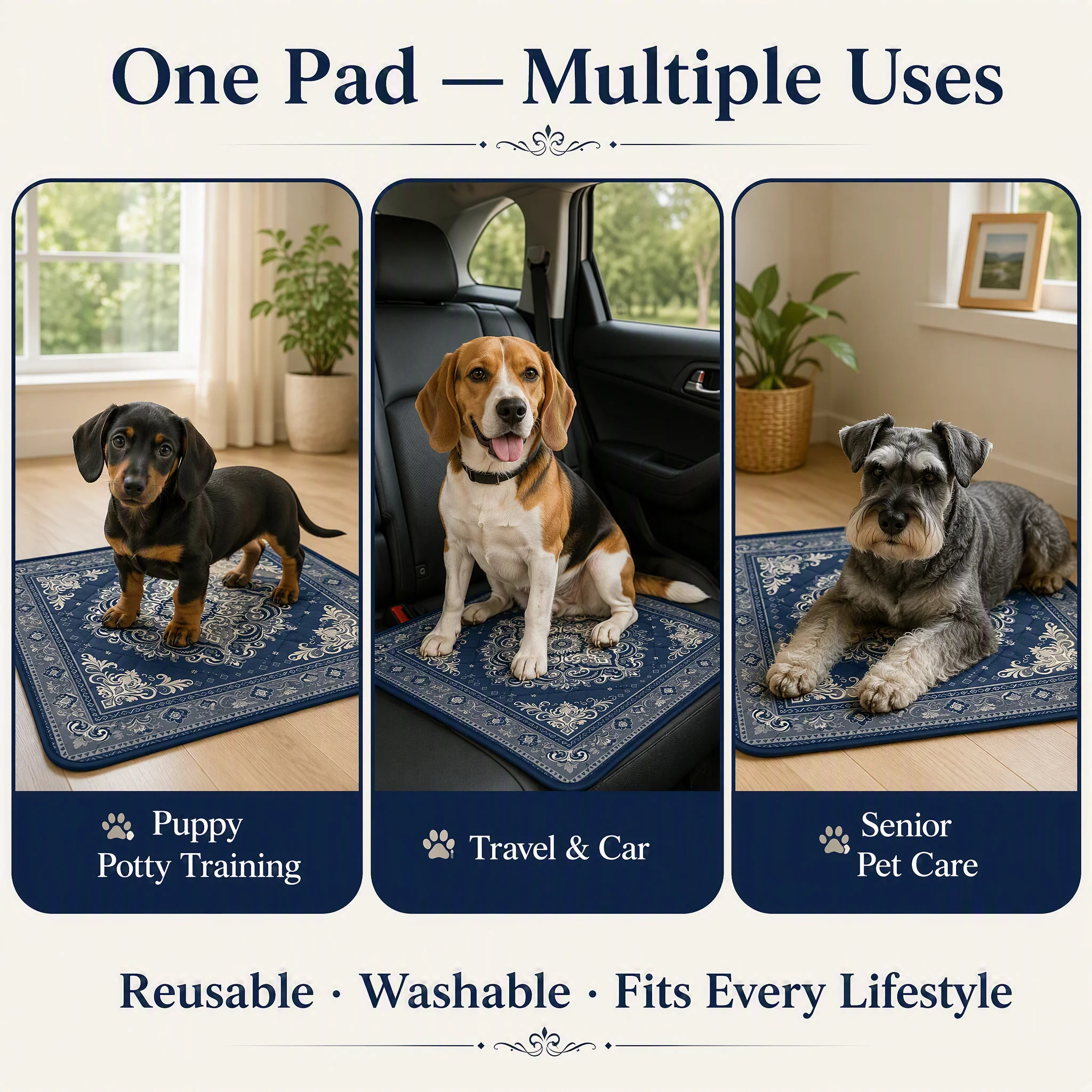 Absorbent Eco Friendly Quilted Pet Floor — Product details 2