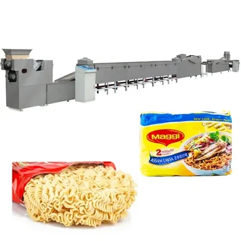 Factory plant automatic instant noodles production line Fried instant noodles Indomie making machine 30000-cs/8hours