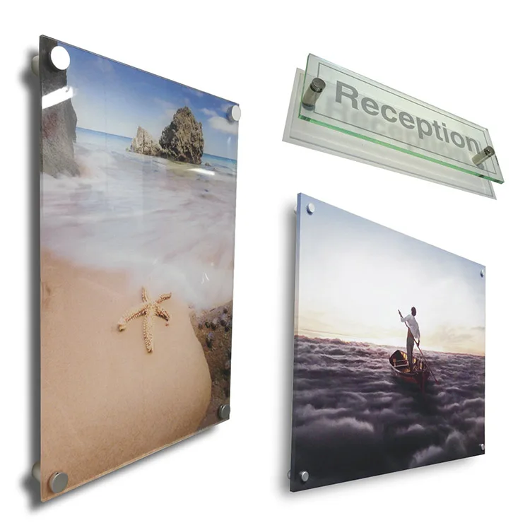 UV Printing High Quality Customized Size Design Acrylic Sign Printing on the Wall for House Hotel Decoration